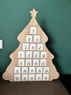 Adventskalender kerstboom hout vakjes laden kerst advent, Diversen, Kerst, Ophalen, Zo goed als nieuw