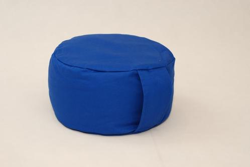LEOLTE Rond Meditatiekussen Zafu yoga 30cm x 15cm Royal blue, Sport en Fitness, Yoga en Pilates, Nieuw, Yoga-accessoire, Ophalen of Verzenden
