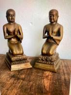 2 oude brons monniken uit tempel uit thailand, Ophalen of Verzenden