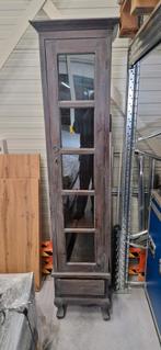 Mooi oud smal vitrine kastje, Ophalen, 25 tot 50 cm, 50 tot 100 cm, Minder dan 100 cm
