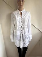 Elly by Elisa Cavaletti blouse tuniek wit maat L, Elly by Elisa Cavaletti, Wit, Maat 42/44 (L), Ophalen of Verzenden