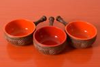 Set van 3 retro vintage kunststof jaren 70 Emsa schaaltjes, Huis en Inrichting, Keuken | Servies, Overige materialen, Ophalen of Verzenden