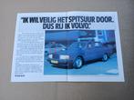 Reclame (uit oud tijdschrift) Volvo 240 (1983), Verzamelen, Automerken, Motoren en Formule 1, Auto's, Gebruikt, Verzenden