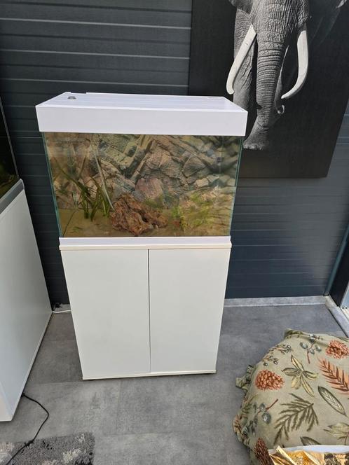 Superfish aquarium wit crystal 100 optic white glas inc LED, Dieren en Toebehoren, Vissen | Aquaria en Toebehoren, Zo goed als nieuw
