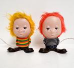 Zeldzame set ‘Funky Boys’ tafellampen van Linea Zero, 1960's, Stof, Gebruikt, Design, Ophalen of Verzenden