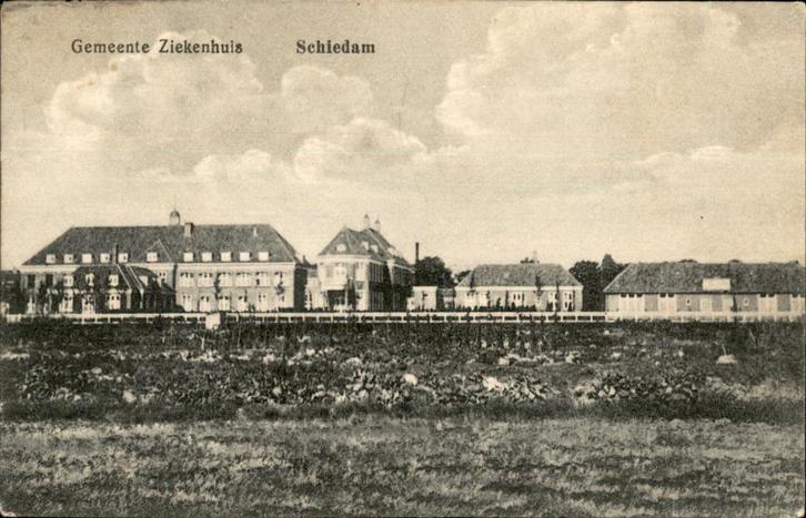Schiedam Gemeente Ziekenhuis uitg W.N., Verzamelen, Ansichtkaarten | Nederland, Ongelopen, Zuid-Holland, Voor 1920, Verzenden