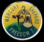 Mercury Shepard Freedom 7 pin, Verzamelen, Speldjes, Pins en Buttons, Verzenden, Nieuw, Transport, Speldje of Pin