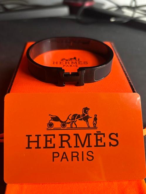 Hermes Armband Zwart 19cm NIEUW, Sieraden, Tassen en Uiterlijk, Armbanden, Nieuw, Ophalen of Verzenden