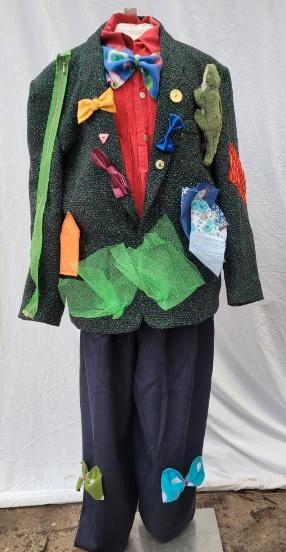 Leuk driedelig heren clowns outfit maat L - Carnaval, Kleding | Heren, Carnavalskleding en Feestkleding, Zo goed als nieuw, Kleding