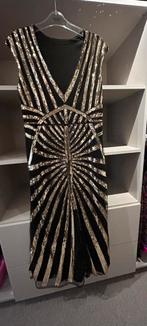 Jaren 20 feestjurk, Galajurk, Zwart, Maat 46/48 (XL) of groter, Ophalen of Verzenden