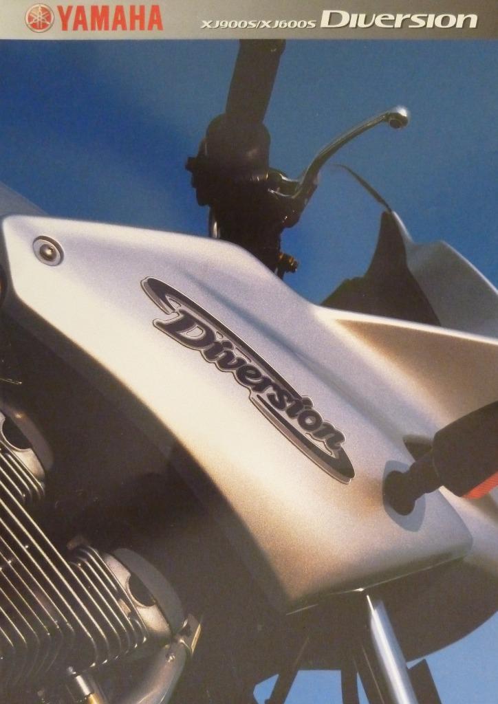 Folder YAMAHA XJ 900 S/ XJ 600 S Diversion 2002, Motoren, Handleidingen en Instructieboekjes, Yamaha, Ophalen of Verzenden