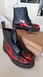 Dr. Martens Flame Leather Boots, Hoge laarzen, Zwart, Ophalen of Verzenden, Dr. Martens
