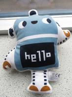 Robot knuffel van Zeeman HELLO soort kussentje ca 28 cm, Ophalen of Verzenden, Zo goed als nieuw, Overige typen