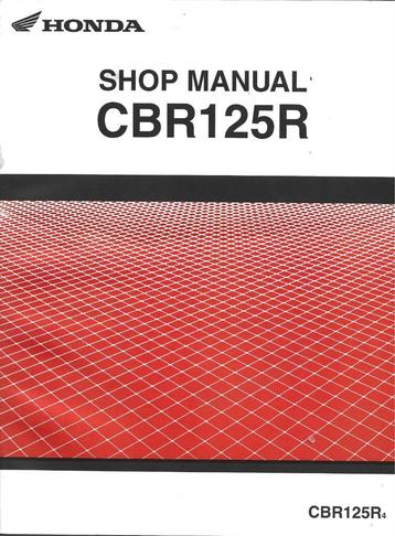 Honda CBR125 R shop manual werkplaatsboek beschikbaar voor biedingen