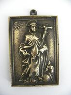 17e eeuwse Renaissance bronzen Icoontje Heilige Rochus, Antiek en Kunst, Antiek | Religie, Ophalen of Verzenden