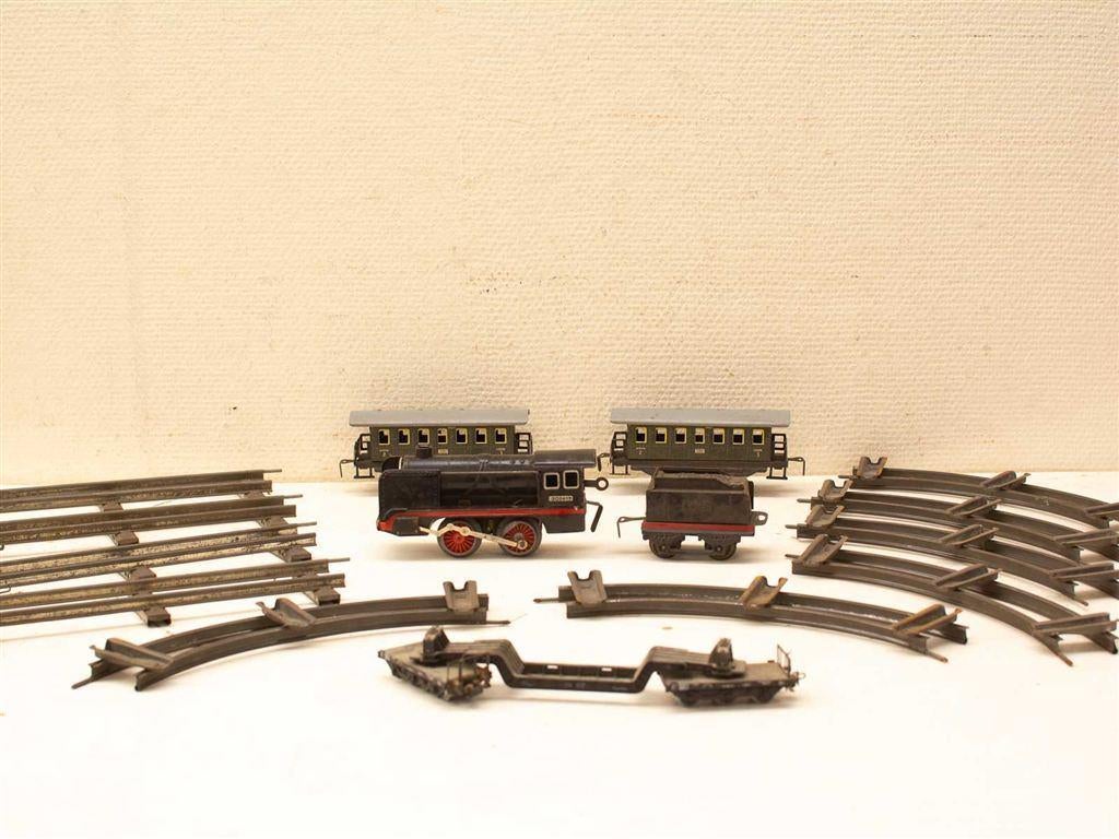treintjes met rails 35569, Hobby en Vrije tijd, Wisselstroom, Gebruikt, Wagon, Ophalen of Verzenden