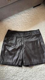 Sarah Pacini leren korte broek donker bruin nieuw maat 2, Verzenden, Sarah Pacini, Maat 42/44 (L), Nieuw
