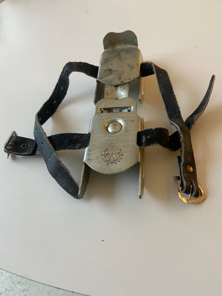 Kinderschaatsen met dubbele ijzers, Ophalen of Verzenden, Gebruikt