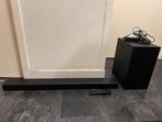 Samsung soundbar + subwoofer, Ophalen of Verzenden, Met externe subwoofer, Zo goed als nieuw