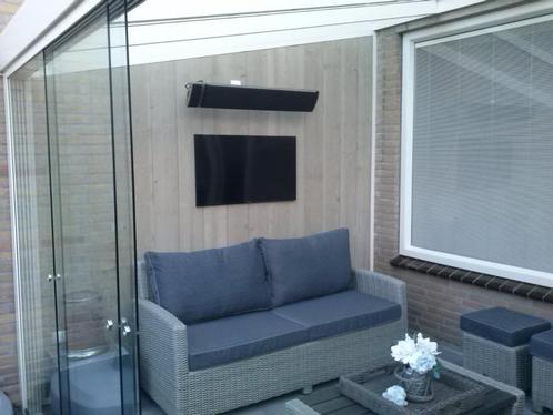 Infrarood terrasverwarmer 1800 watt, heatpanel 4 standen, Tuin en Terras, Terrasverwarmers, Nieuw, Elektrisch, Wand, Ophalen of Verzenden
