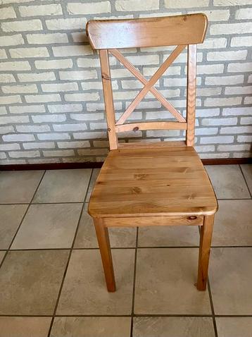 Eetkamerstoelen hout, 4 stuks beschikbaar voor biedingen