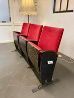 Vintage theaterstoelen / bioscoopstoelen – “Rij 1”, Antiek en Kunst, Ophalen