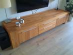 TV dressoir, Ophalen, Eikenhout, Zo goed als nieuw, 200 cm of meer