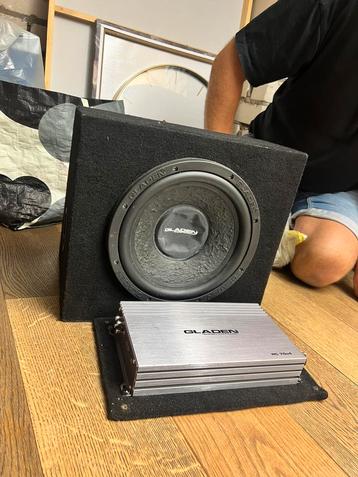 GLADEN Subwoofer met versterker ( auto subwoofer ) beschikbaar voor biedingen