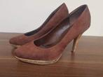 GRACELAND bruin suède pumps, maat 37, Pumps, Bruin, Ophalen of Verzenden, Zo goed als nieuw