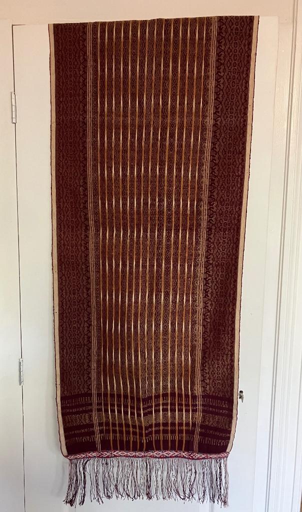 Antieke Ikat Ulos Noord-Sumatra, Antiek en Kunst, Antiek | Kleden en Textiel, Ophalen of Verzenden