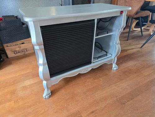 Zilveren buikkast UNIEK audiomeubel..70x90x45, Huis en Inrichting, Kasten | Dressoirs, Gebruikt, 50 tot 100 cm, 25 tot 50 cm, Ophalen