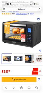 TZS First Austria Mini oven 45L Digatal - 2000W - Vrijstaand, Ophalen of Verzenden, Zo goed als nieuw, Hete lucht, Minder dan 45 cm
