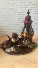 Tinnen kraantjespot, theepot, suikerpot, roomkannetje, Antiek en Kunst, Ophalen of Verzenden