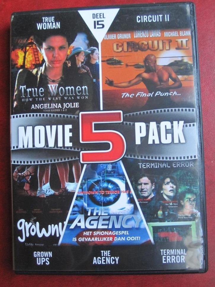 Movie 5 Pack 15 (5 films op 1 DVD), Cd's en Dvd's, Dvd's | Overige Dvd's, Zo goed als nieuw, Boxset, Vanaf 16 jaar, Ophalen of Verzenden