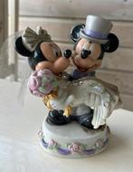 Mickey en minnie trouwen beeldje eurodisney, Verzamelen, Disney, Ophalen of Verzenden, Mickey Mouse, Zo goed als nieuw, Beeldje of Figuurtje