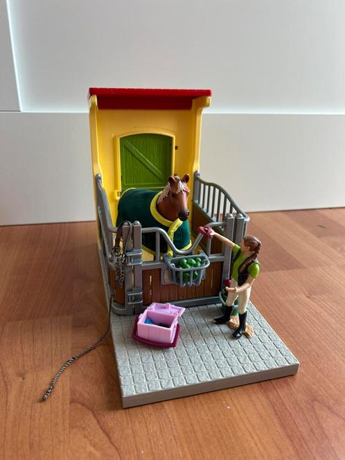 Schleich stalletje, Verzamelen, Dierenverzamelingen, Zo goed als nieuw, Ophalen of Verzenden