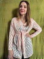Vintage blouse- lichtroze - roze- 32/34 XXS/XS, Ophalen of Verzenden, HGV, Vintage, Hippiegalorevintage@gmail.com