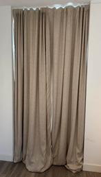 Set of 2 HM Home beige blackout curtains, Huis en Inrichting, Ophalen, Zo goed als nieuw, Beige, Minder dan 100 cm