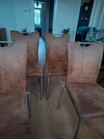 4 eetkamerstoelen in pima staat, Ophalen, Zo goed als nieuw