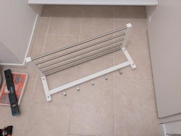 Kapstok Tjusig Ikea wit beschikbaar voor biedingen