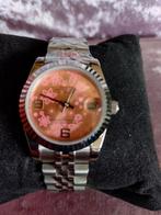 Rolex pink flowers jubileum editie, Sieraden, Tassen en Uiterlijk, Horloges | Dames, Staal, Nieuw, Ophalen of Verzenden, Rolex