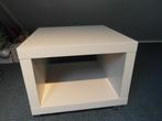 tafeltje op wieltjes wit  55  x 55  nachtkastje / salontafel, Ophalen, 50 tot 100 cm, Vierkant, 50 tot 100 cm
