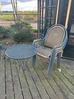 Tuinset, Ophalen, 4 zitplaatsen, Gebruikt, Bijzettafel