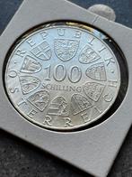 Zilveren 100 schilling oostenrijk 1976., Ophalen of Verzenden, Oostenrijk, Losse munt, Zilver