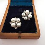 Stijlvolle parelclips, Verzenden, Zo goed als nieuw, Zilver, Overige materialen