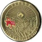 Canada - 1 Dollar 2021 - Colored 125th Ann. Klondike - circ., Postzegels en Munten, Munten | Amerika, Losse munt, Verzenden, Noord-Amerika