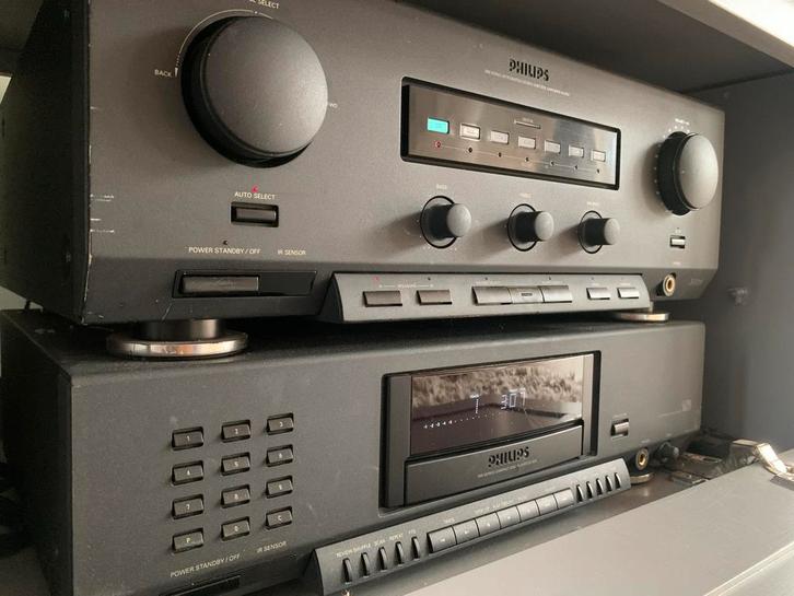 Philips FA950 Versterker., Audio, Tv en Foto, Stereo-sets, Gebruikt, Cd-speler, Philips, Losse componenten, Ophalen of Verzenden