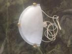 Wandlamp gemarmerd wit glas afm: 15x30 cm, Ophalen of Verzenden, Gebruikt, Glas