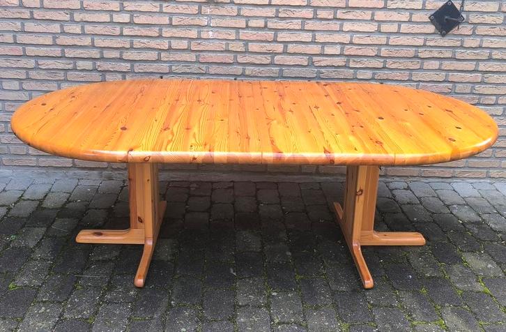 Rubby Denmark Deense vintage jaren 60 uitschuif eettafel, Huis en Inrichting, Tafels | Eettafels, Gebruikt, 100 tot 150 cm, 200 cm of meer