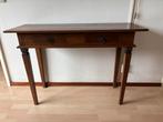 Mooie teakhouten side table, Ophalen, 100 tot 150 cm, Koloniaal, Teakhout